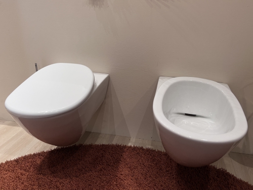 coppia sanitari sospesi  serie io flaminia euro 400,00
