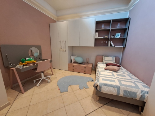 CAMERETTA ROSA-BASALTO-NUVOLA EURO 2.790,00 (rete/materasso inclusi)